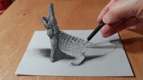 Sanat Hileleri - 3D Timsah Çizimi