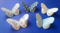 Japon Kağıt Katlama Sanatı - Basit Ve Güzel Kelebekler