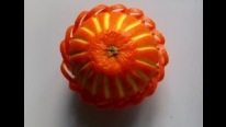 Meyve Oyması - Portakal Dekoru
