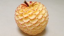 Meyve Dekorasyonu - Elmadan Karanfil Çiçeği Yapımı