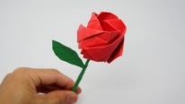 Japon Kağıt Katlama Sanatı - Yaratıcı Gül Yapımı