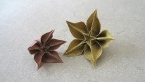 Origami Dersleri - Karambola Çiçek Tasarımı