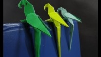 Origami Papağan Tasarımı