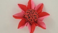 Origami Dersleri - Papatya Çiçeği Tasarımı