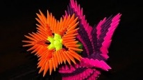 3D Origami - Yeni Başlayanlar İçin Çiçek Yapımı