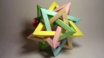 Origami - 5 Kesişen Dörtyüzlüsü Yapımı