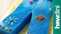 Erkek Çocuğunuz İçin Mavi Kot Pantolon Yaş Pasta Tasarımı