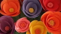 Kağıt Sanatı - Sevimli Çiçek Tasarımı